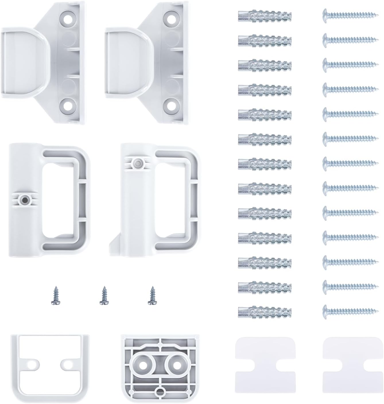 Reinforced Retractable Dog Gate Indoor Retractable Baby Gates for Doorways Outdoor Baby Gate Replacement Parts Extra Tall Pet Gate for Cats Hardware Mounted Baby Gate Retractable Gates for Dogs, White