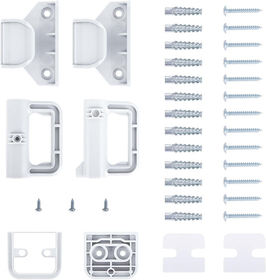 Reinforced Retractable Dog Gate Indoor Retractable Baby Gates for Doorways Outdoor Baby Gate Replacement Parts Extra Tall Pet Gate for Cats Hardware Mounted Baby Gate Retractable Gates for Dogs, White