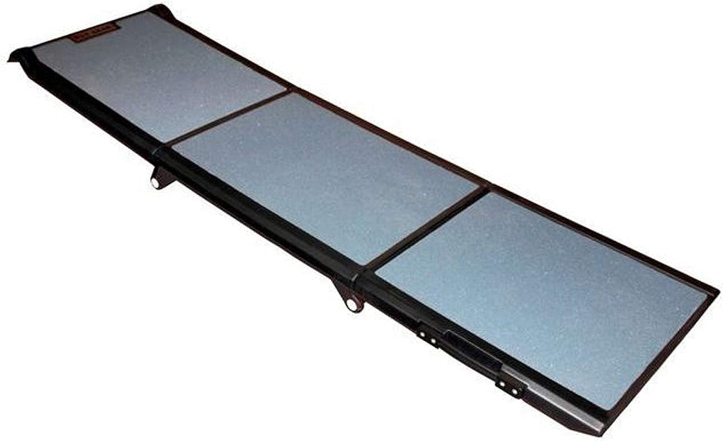 Pet Gear Tri-Fold Portable Pet Ramp for Dogs and Cats, 71" Long, Extra Wide, Holds up to 200lbs, Patented Design, Compact/Easy Fold with Safety Tether, Titanium