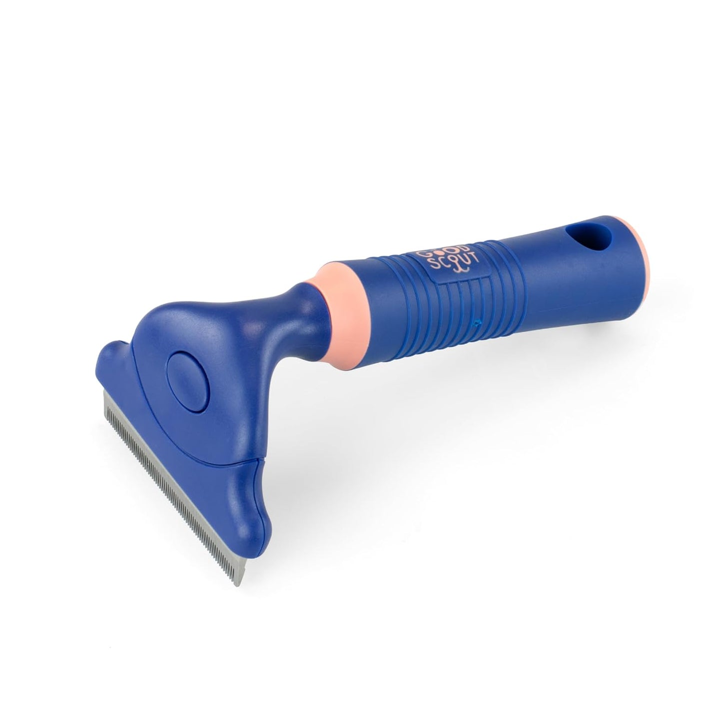 Good Scout 2-Piece Deshedding Tool Set with Self-Cleaning Slicker Brush & Dual-Head for Dogs & Cats, Gentle, Safe & Effective Grooming Tool for Short or Long Haired Animals