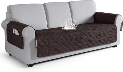 VANSOFY Couch Cover, Waterproof Sofa Covers Washable Slipcover Furniture Protector Couch Seat Covers Non-Slip Couch Cover for Dogs, Pets(Sofa, Dark Gray)