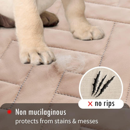 fuguitex Waterproof Dog Bed Cover Couch Cover, Anti-Slip Cat Mat Pet Pad Blanket for Sofa Chair Recliner Furniture Protrctor