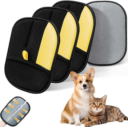 Pet Hair Remover, Pet Hair Removal Gloves for Carpet, Couch, Furniture, Car Seat, Upgraded Pet Hair Removal Tool (2PCS)