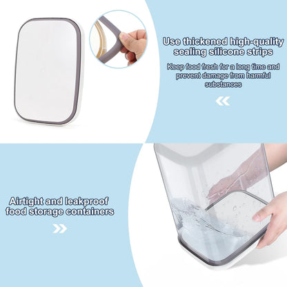 6 lbs Airtight Dog Cat Food Storage Container and Dog Treat Containers BPA-Free, PET Clear Stackable Pet Storage Bin, 1-Cup Scoop, 1-Sponge cleaning brush, Pop Top, With handle, Easy Mobility-Medium
