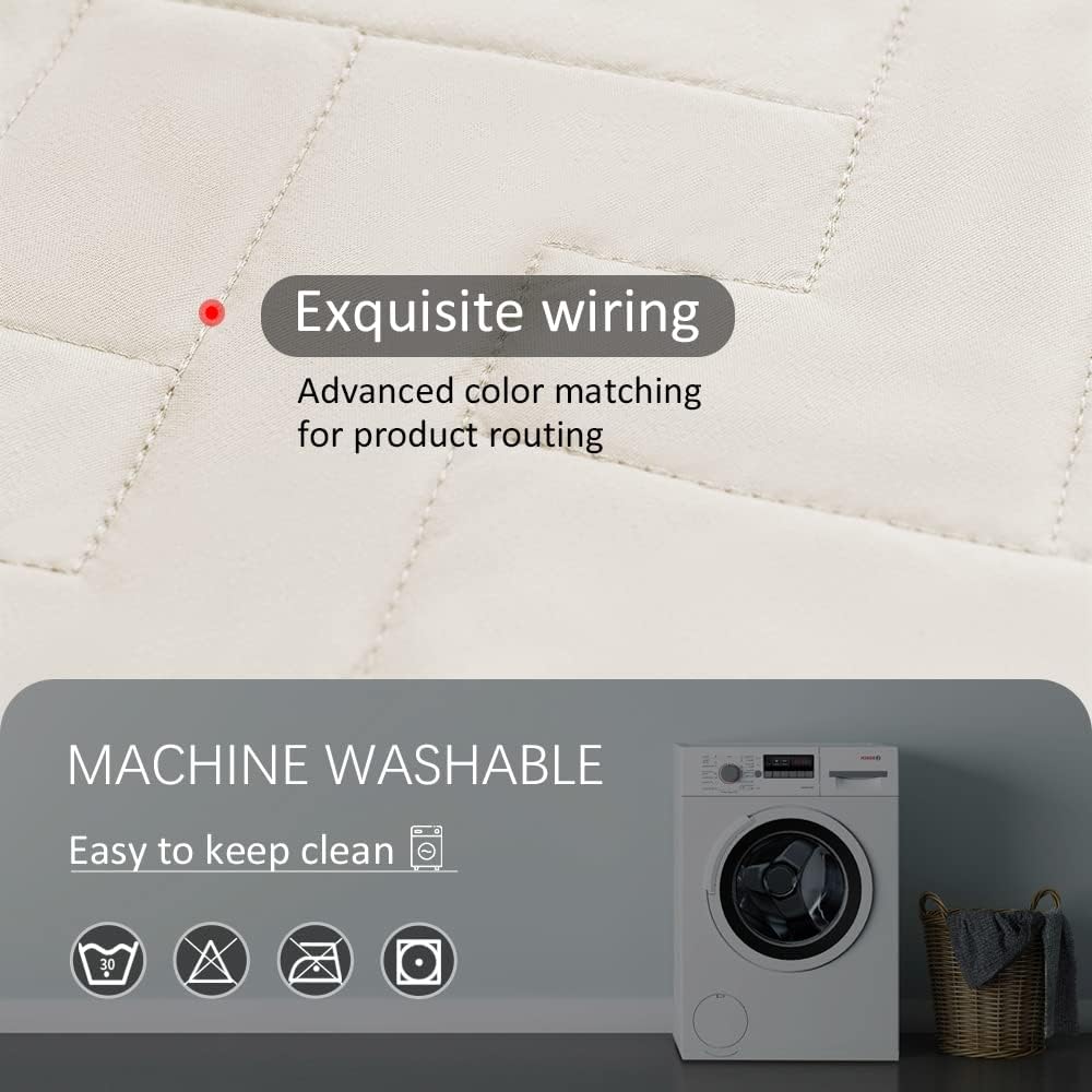 fuguitex Waterproof Dog Bed Cover Couch Cover, Anti-Slip Cat Mat Pet Pad Blanket for Sofa Chair Recliner Furniture Protrctor