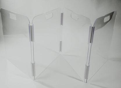 Pet Barrier (3-Panel) | Free-Standing Pet Gate | Foldable | Protect Your Indoor Living Spaces, Decorations, and Important Items from Pets | Made in The USA