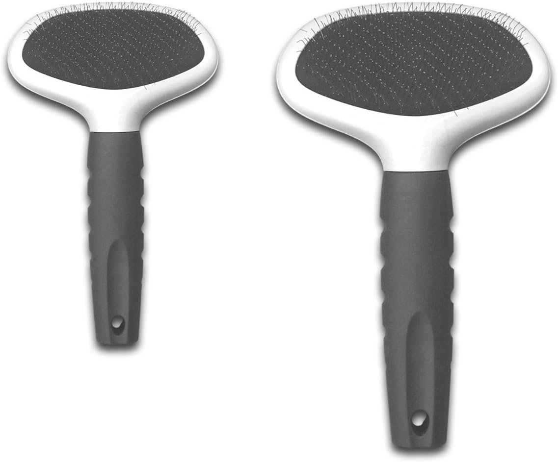 Resco Pro-Series Slicker Brush, Best Mat Remover for Dog, Cat, Pet Grooming, Small/Med