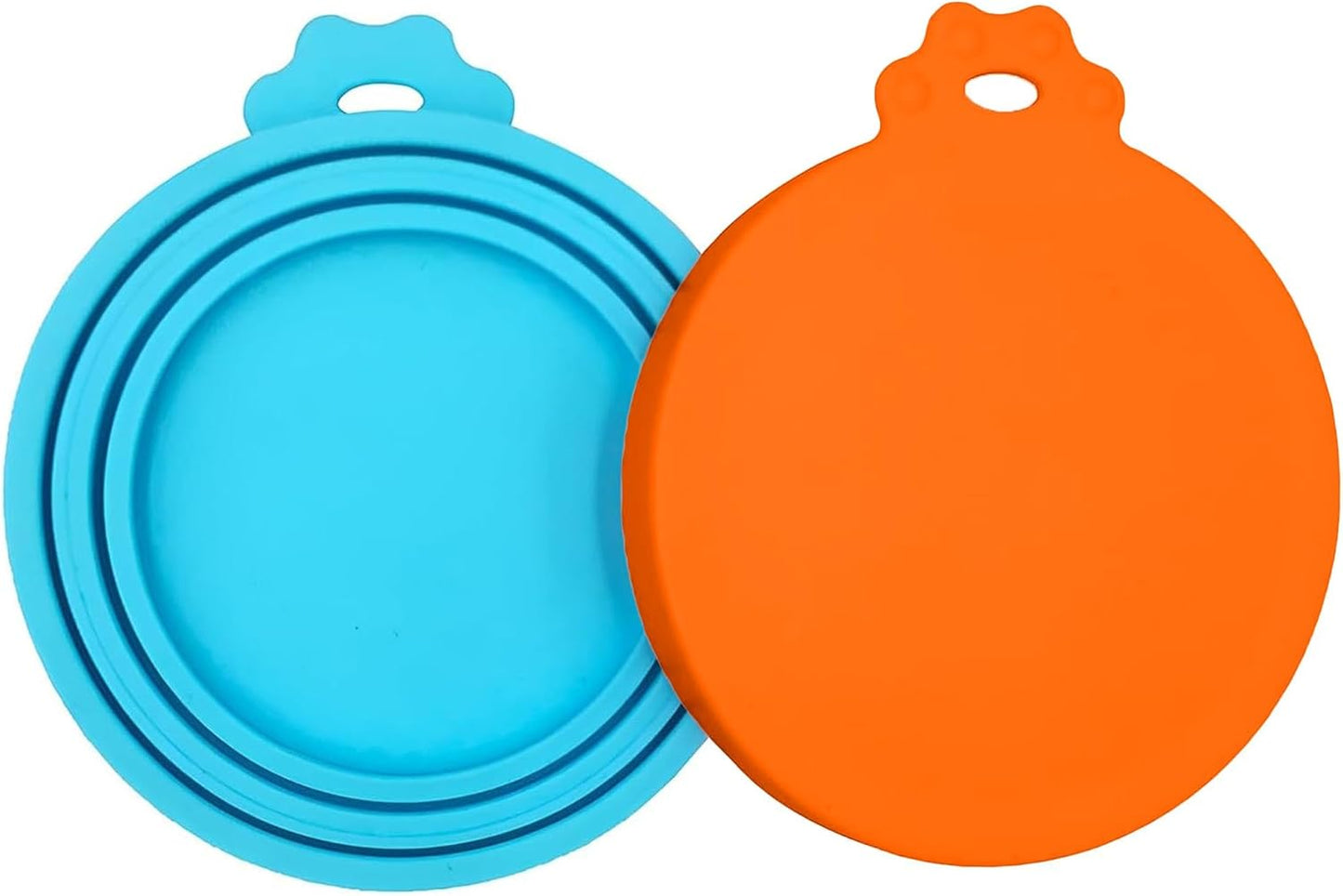 2 Pack Pet Food Can Covers, Silicone Universal Can Lids for Dog & Cat Food, BPA Free, One Fit Most Standard Size Food Cans Green/Blue