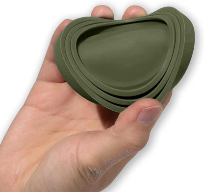 OHMO 2 Pack Dog Food Can Lids, (3, 12, 14oz etc.) Universal Size BPA Free Silicone Covers for Cat and Pet Food, Light Green