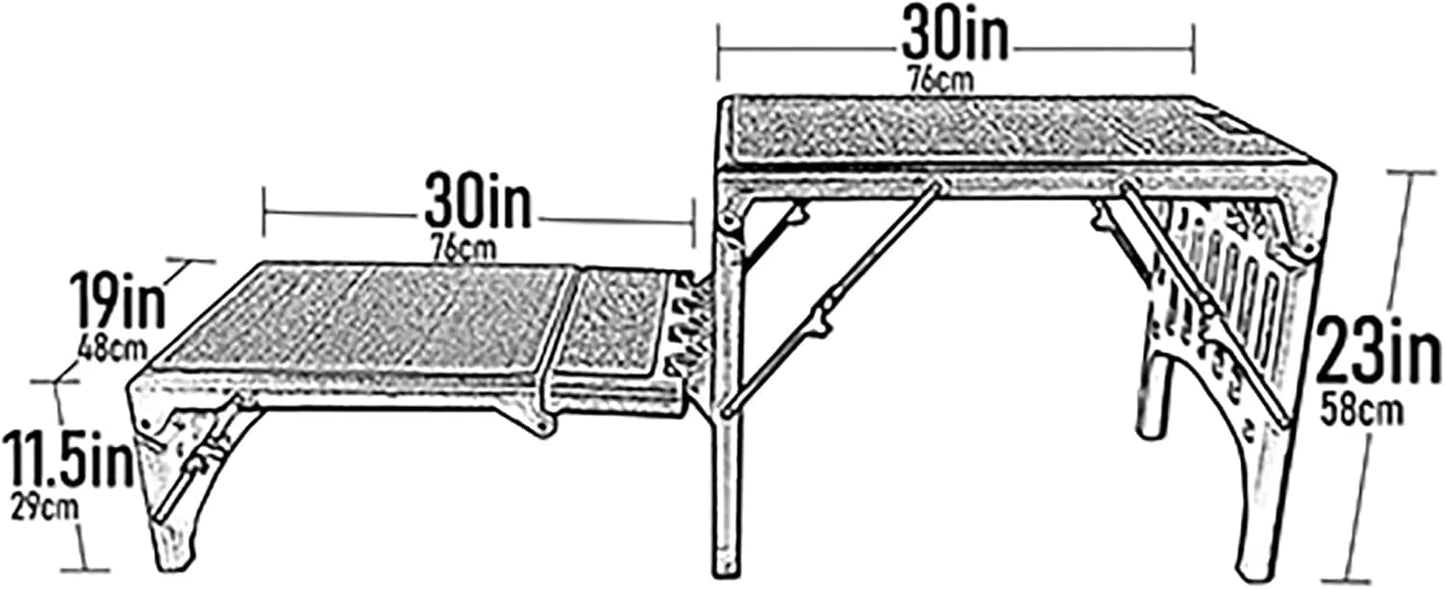 Pet Gear Free Standing Pet Ramp for Cats and Dogs, No Assembly Required, Easy Fold for Storage or Travel, Portable, Holds Up to 100lbs, Wheat