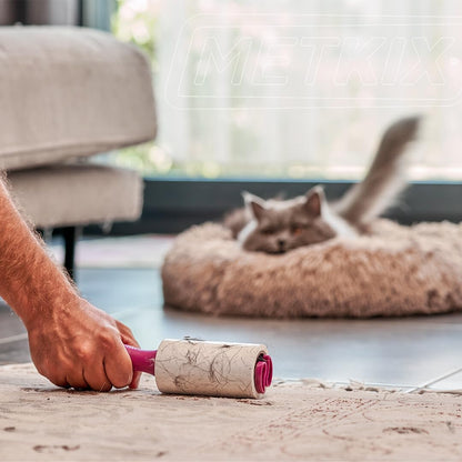 Lint Rollers for Pet Hair Extra Sticky | Protective Covers | Mega 600 Sheets Dog Cat Pet Hair Remover | Lint Roller for Clothes Sofa Bed Carpet and More | Lint Roller Refills