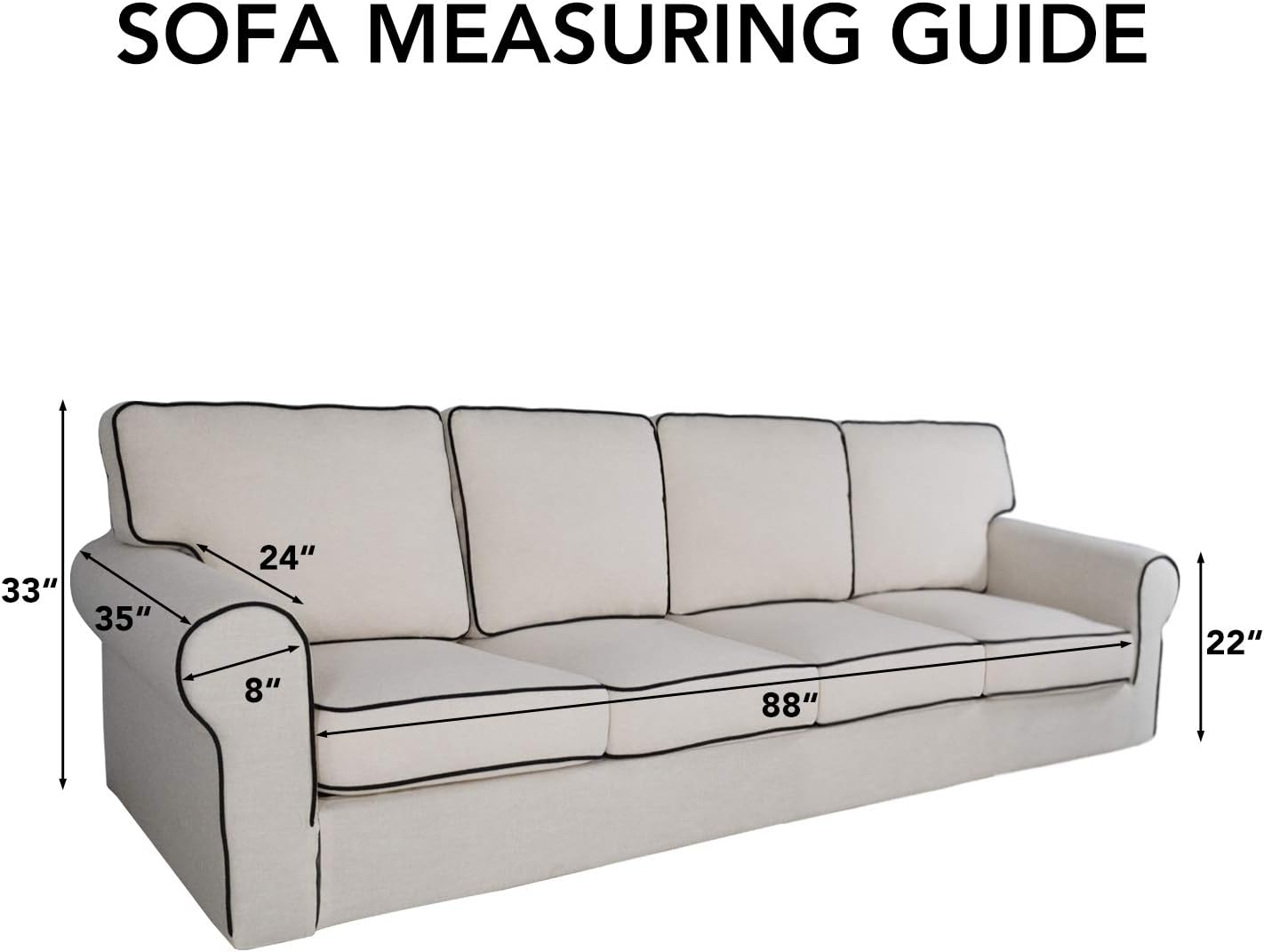 PureFit Reversible Quilted Sofa Cover, Water Resistant Slipcover Furniture Protector, Washable Couch Cover with Non Slip and Elastic Straps for Kids, Dogs, Pets (Sofa, Gray/Light Gray) - Colors B