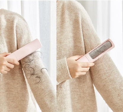 Pet Hair Remover Roller – 360° Self-Cleaning, Reusable Lint Roller for Pet Hair on Couch, Clothes, Car & Bed – Dog & Cat Fur Remover Brush – Pink