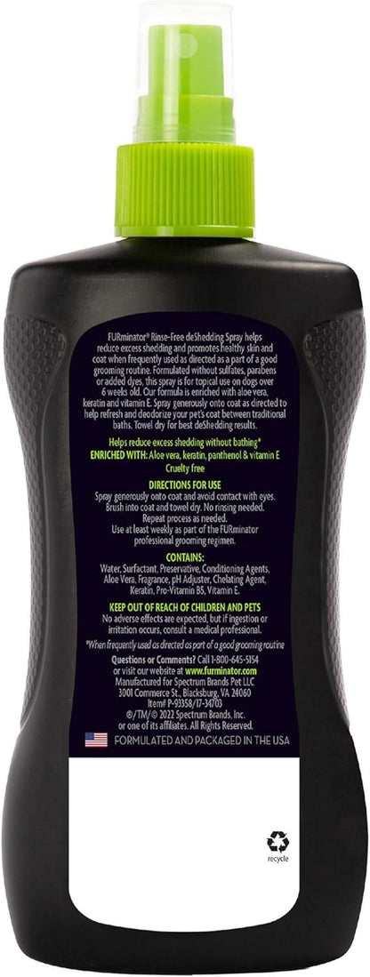 FURminator Ultra Premium deShedding Shampoo for Dogs Helps Reduce Excess Shedding, 16 oz