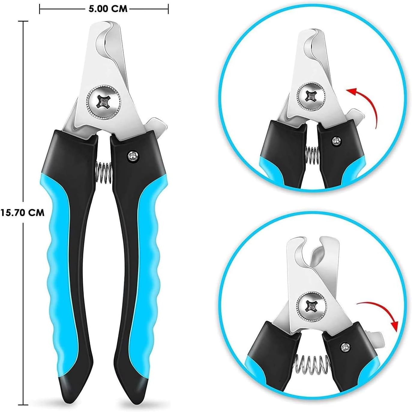 NVNAN Pet Hair Removal Glove for Dogs & Cats, 2-in-1 Deshedding Brush & Massage Mitt - Grooming Gloves for Shedding Control, Bathing and Washing, Safe for Short/Long Hair Pets 2-Pack (Blue)