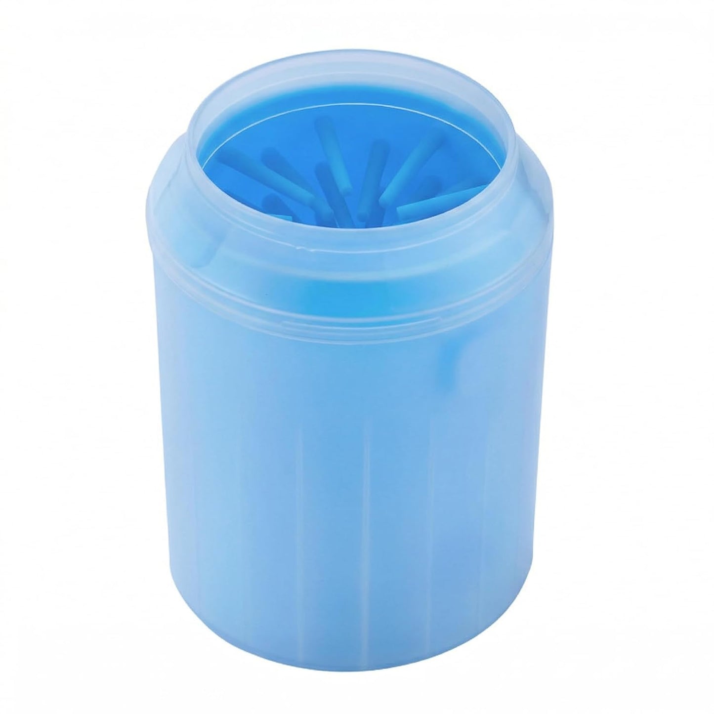 Dog Paw Cleaner, Portable Soft Silicone Paw Cleaner Pet Foot Washer Cup, Blue Removable Scrubber for Small Dog and Cats to Clean Muddy Paws After Outdoor Walks