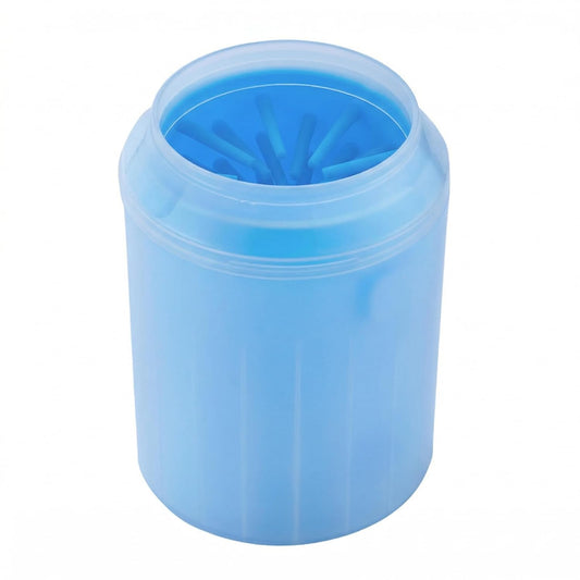 Dog Paw Cleaner, Portable Soft Silicone Paw Cleaner Pet Foot Washer Cup, Blue Removable Scrubber for Small Dog and Cats to Clean Muddy Paws After Outdoor Walks