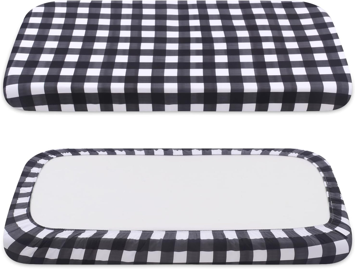 Dog Bed Covers Replacement Washable, Elastic Edged Pet Bed Protector with Cute Dog Pattern Design for Small & Medium Pet Beds, Cover Only (Blue, 36x27x6 Inch)