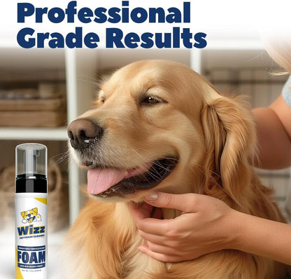 Muddy Mat® Wizz Dog Paw Foam – No-Rinse Pet Cleaner for Dogs Large & Small – Paw Dog Cleanser – Portable Grooming Solution – 7 fl oz