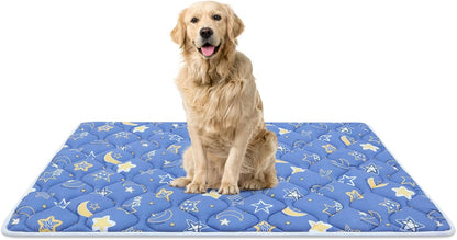 Bubble bear Dog Crate Mat - Ultra Soft, Washable & Anti-Slip Kennel Pad for Small/Medium/Large Dogs, Dark-Hued to Hide Stains (48"x30")