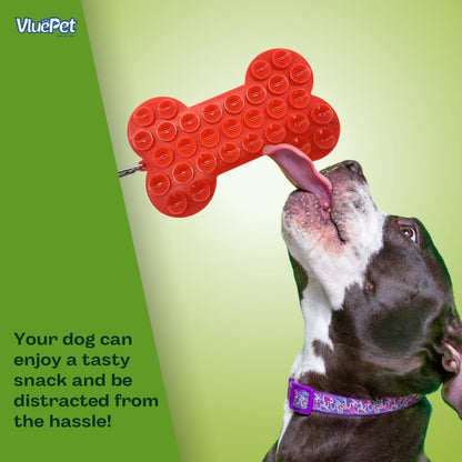 VALUEPET | Dog Lick Mat - Silicone Lick Mat for Anxiety Relief - Slow Feeder Licking Pad for Butter, Yogurt, & Peanut - Suitable for Dog Training, Boredom Reducer, Bathing & Grooming - Paw - 6.6 Inch