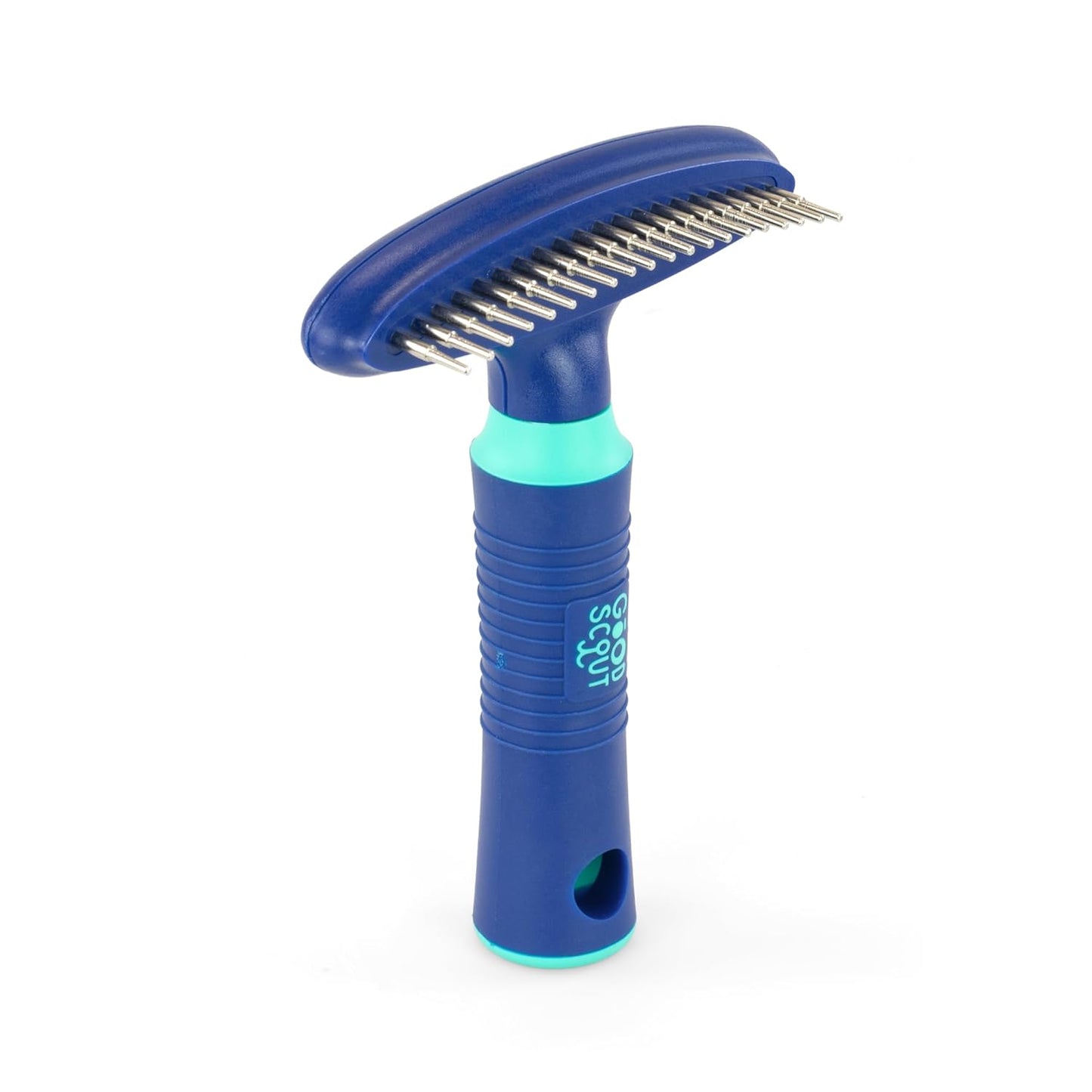 Good Scout 2-Piece Deshedding Tool Set with Self-Cleaning Slicker Brush & Dual-Head for Dogs & Cats, Gentle, Safe & Effective Grooming Tool for Short or Long Haired Animals