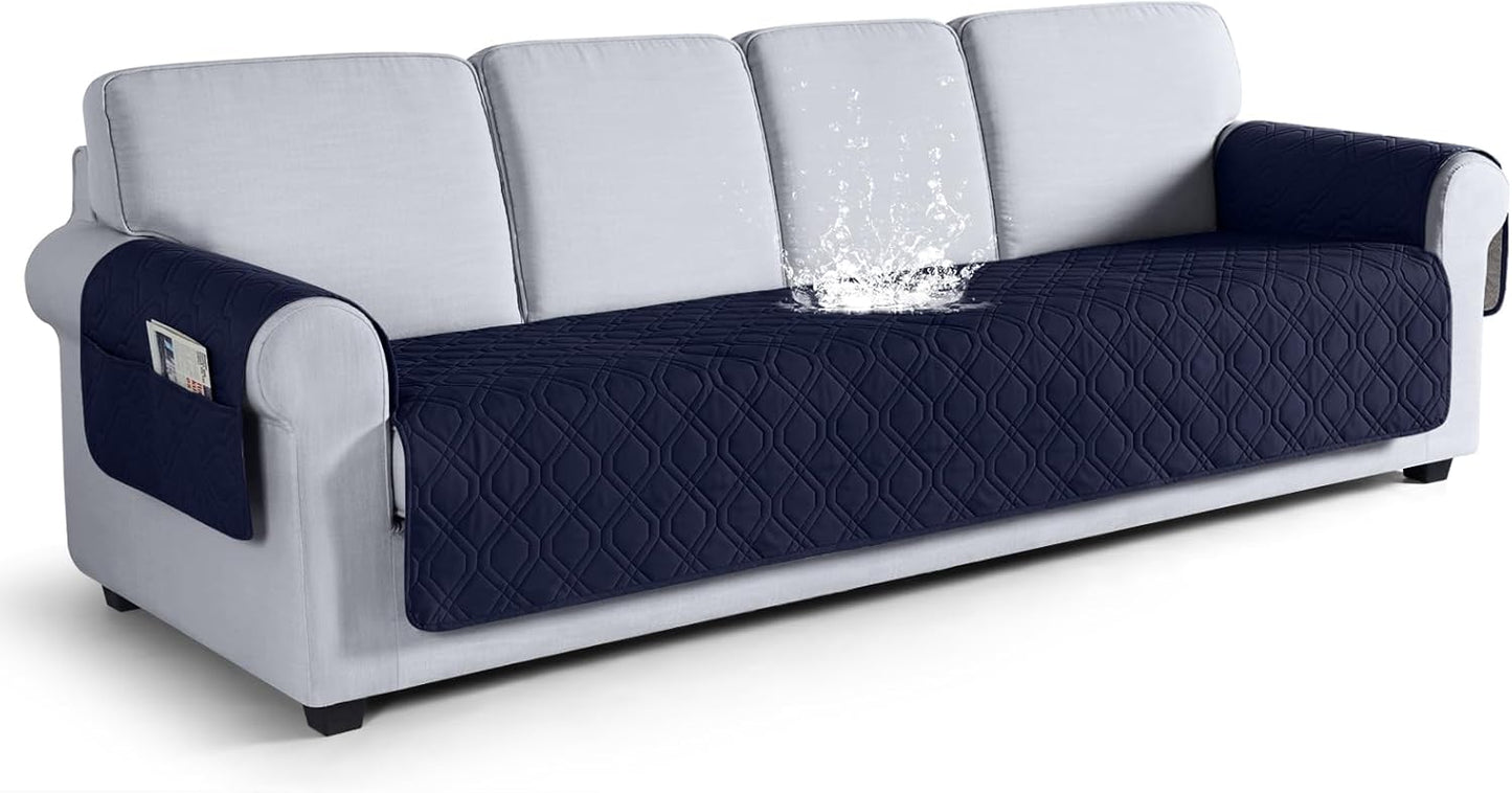VANSOFY Couch Cover, Waterproof Sofa Covers Washable Slipcover Furniture Protector Couch Seat Covers Non-Slip Couch Cover for Dogs, Pets(Sofa, Dark Gray)