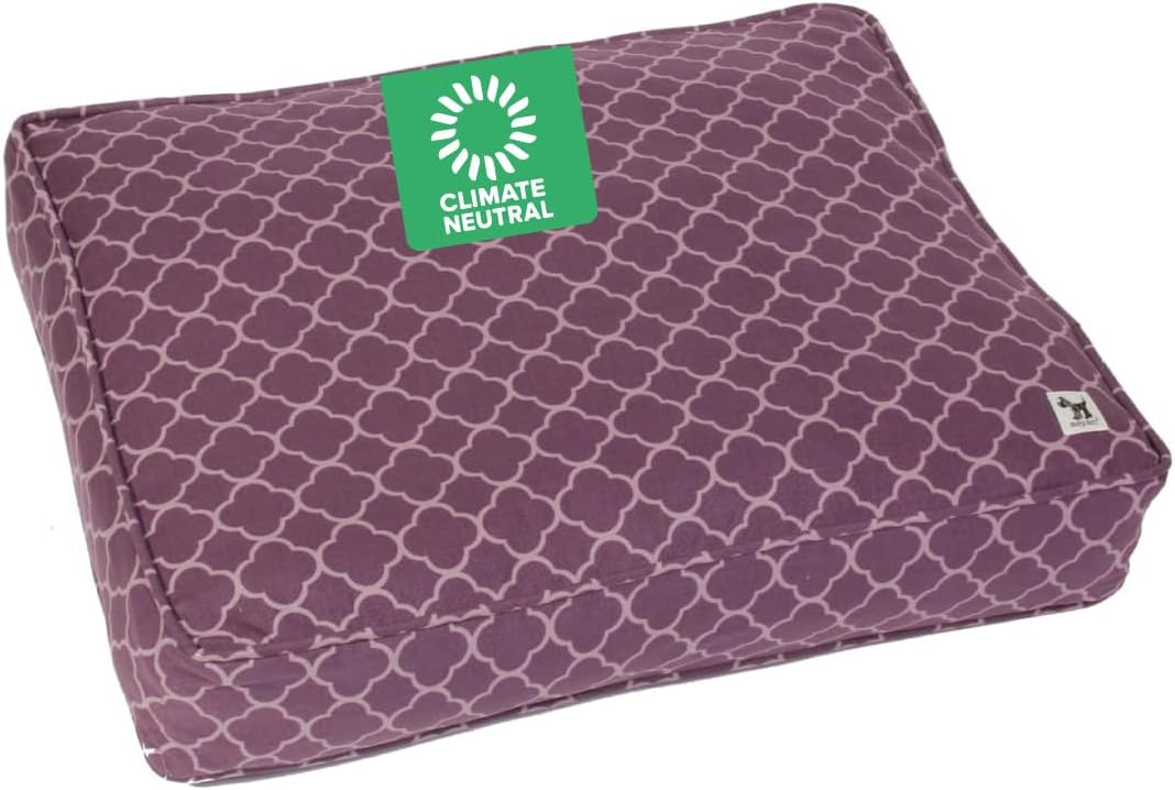 Molly Mutt Medium to Large Dog Bed Cover- Forever Young Print - Measures 27”X36”X5’’ - 100% Cotton - Durable - Breathable - Sustainable - Machine Washable Dog Bed Cover (Dd82b)