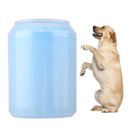 WNSC Dog Foot Cleaner, Dog Paw Cleaner Easy to Clean Portable Pet Cleaning Cup for Cleaning Paw for Pet(Blue)