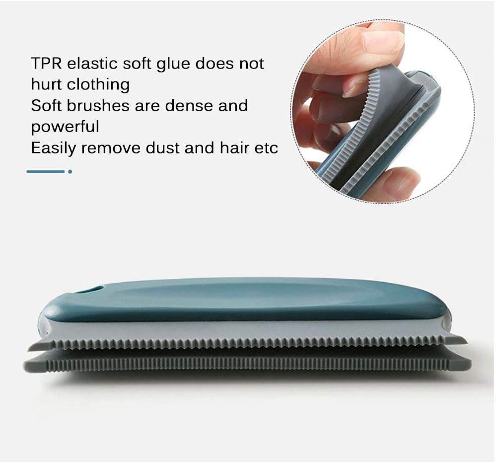 N-S Pet Hair Remover Brush Pet Grooming Comb Dog Cat Hair Remover Lint Remover Brush Pet Hair Detailer Grooming Rake Pet Grooming Brush for Carpet/Couch/Furniture/Blankets/Clothing/Car/Bed (Navyblue)