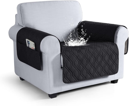 VANSOFY Couch Cover, Waterproof Sofa Covers Washable Slipcover Furniture Protector Couch Seat Covers Non-Slip Couch Cover for Dogs, Pets(Sofa, Dark Gray)