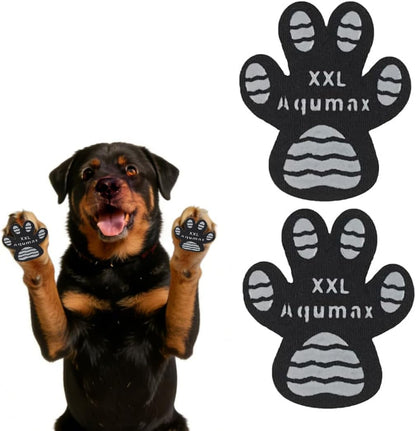 Dog Paw Protector Non-Slip Gripper Traction Pads,Walk Assistant for Senior Dogs,Foot Stickers for Hardwood Floors,Dog Shoes Booties Socks Replacement,6 Sets (24 pcs) XXL Black