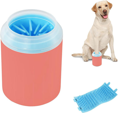 ODAWA Dog Paw Cleaner Cup Royal Blue Muddy Paw Cleaner with Soft Bristle