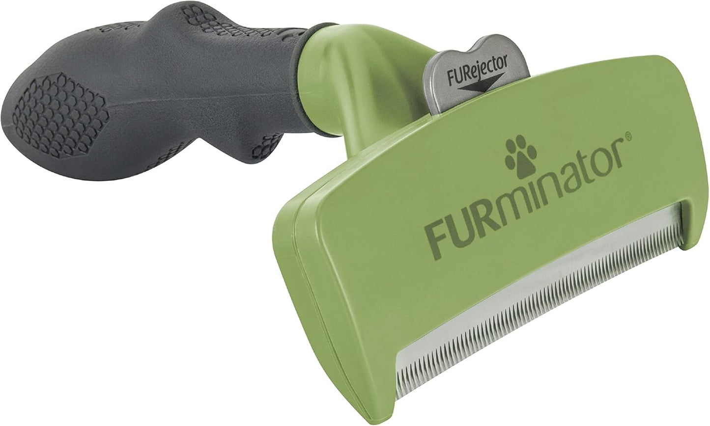 FURminator Large Dog Undercoat deShedding Tool for Long Hair, Reduces Loose Hair From Shedding