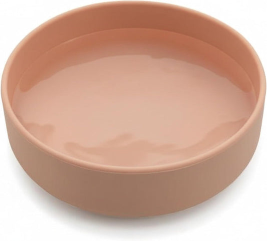 Should We Go? Dog Water Bowl - The Perfect Dish No-Spill, Less Mess Non-Tippable Water & Food Bowl, Pure Silicone with Suction Cup Fits 5 Cups 7.5" Across x 2.25" Tall, Ideal for All Pets, Medium-Sage