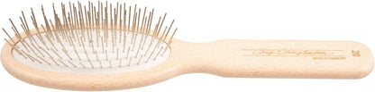 Chris Christensen Dog Brush, 27 mm Oval Pin Brush, Original Series, Groom Like a Professional, Stainless Steel Pins, Lightweight Beech Wood Body, Ground and Polished Tips