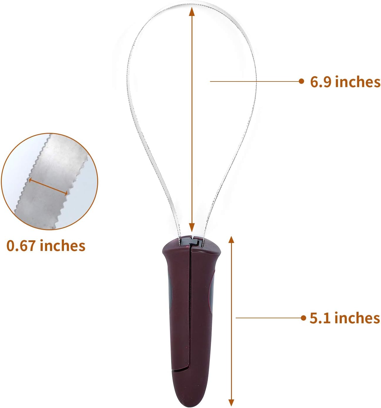 BOTH WINNERS Dual-Sided Shedding Blade with Stainless Steel Blade De-Shedding Tool for All Dog Coat Types- Soft Touch Grip (Burgundy)