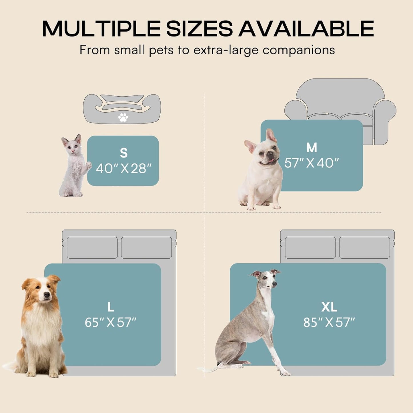 Luciphia Waterproof Pet Blanket for Medium Large Dogs Washable Fluffy Thick Jacquard Shag Fleece Warm Sherpa 3D Textured Flower Print for Cats Puppy Couch Protection (Green,40x28 inches)