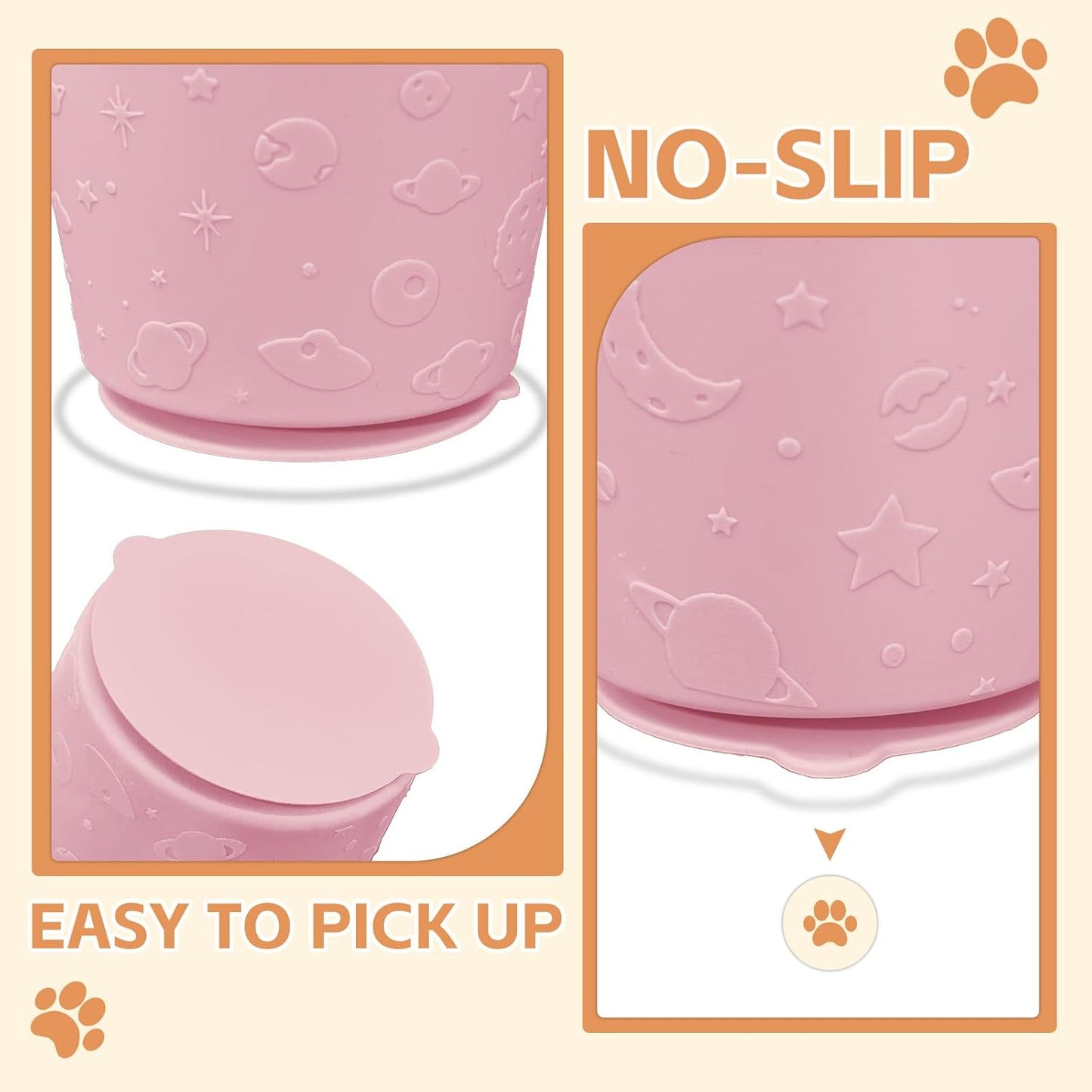 Dog Lick Bowl,Anxiety Relief Non-Slip Silicone Treat Bowl,Durable Anti-Choking Long-Lasting Enrichment Slow Feeder Licking Mat for Small Medium Large Breed,Freezable BPA Free Silicone Dishwasher Safe