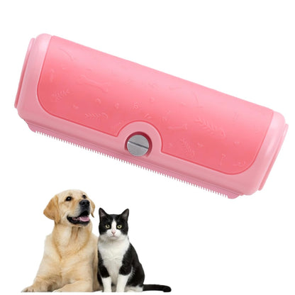 Dog & Cat Deshedding Brush, Undercoat Grooming Tool for Short to Medium and Double Coats, Detachable Metal Shedding Blade, Ergonomic Non-Slip Handle, Black
