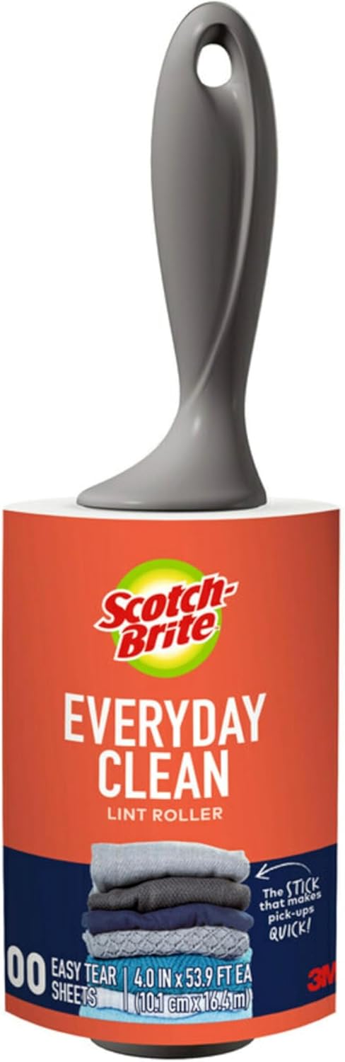 Scotch-Brite Lint Roller, Works Great On Pet Hair, 95 Sheets