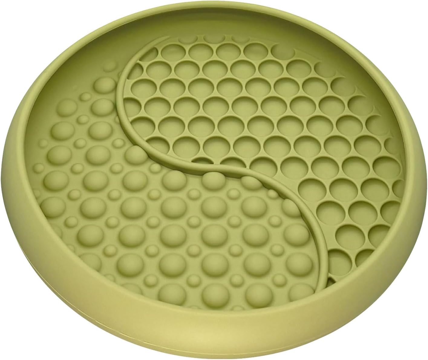 Lick Mat for Dogs, Silicone Slow Feeder Licking Mat with Non-Slip Suction Cups, Freeze-Friendly Lick Bowl for Enrichment Play, Anxiety Relief & Keeps Busy (8.0" x 1.4" Light Blue)