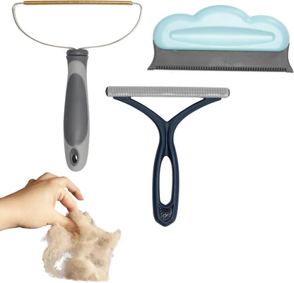 Pet Hair Remover, Dog&Cat Hair Remover Cleaner Pro, Portable Fur Remover Tool for Couch, Clothes, Pet Towers & Rugs, Black