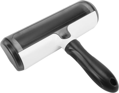Zunate Pet Hair Remover Roller for Couch and Carpet, Reusable Lint Removal Tool with 17cm Wide Bidirectional Brush Head for Clothing and Furniture, Black Tool (Gray)