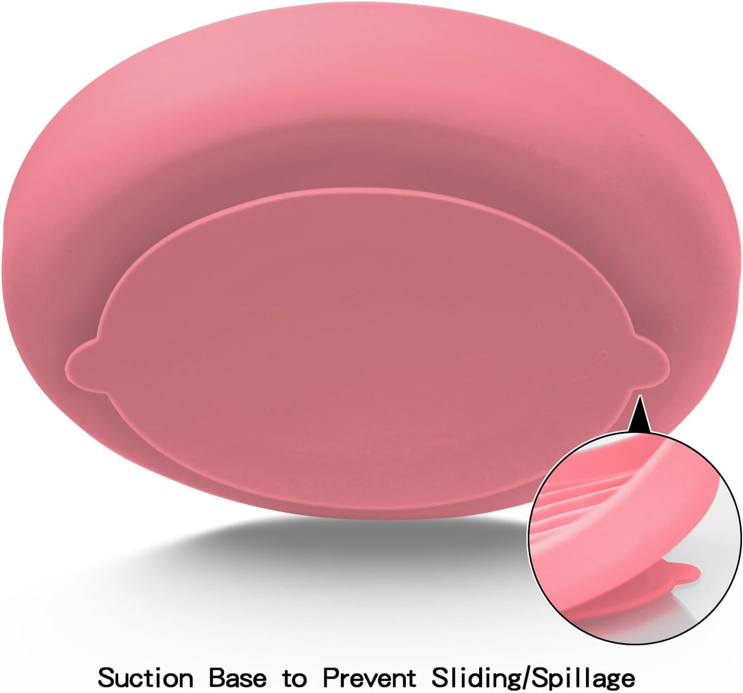 Slow Feeder Dog Bowls, Silicone Food Bowl Anti-Gulping, Pets Puppy Slow Feeder with Suction Cups, Dishwasher Microwave Safe for All Small Medium Dogs, Wave Design Blue