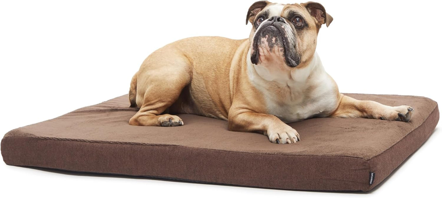 Barkbox Orthopedic Dog Bed with Memory Foam, Premium Comfort for Dogs and Puppies, Large Sized Dog Bed for Joint Relief and Restful Sleep, Durable and Easy to Clean - Grey, Large