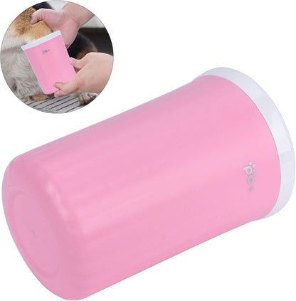 Dog Paw Cleaner, Paw Washer Detachable Pet Feet Cleaner Rotating Dog Portable Feet Cleaning Cup Portable Dog Foot Washer Accessory(Blue)