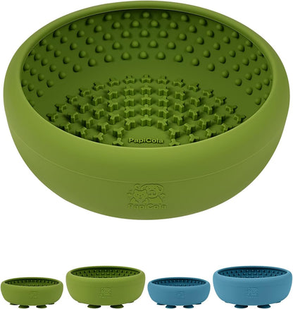Dog Lick Bowl for Dogs, Lick Mat, Slow Feeder Lick Bowl with Strong Suction, BPA-Free Silicone, Freeze Licking Bowl for Anxiety Relief, Enrichment & Distraction, Dishwasher Safe