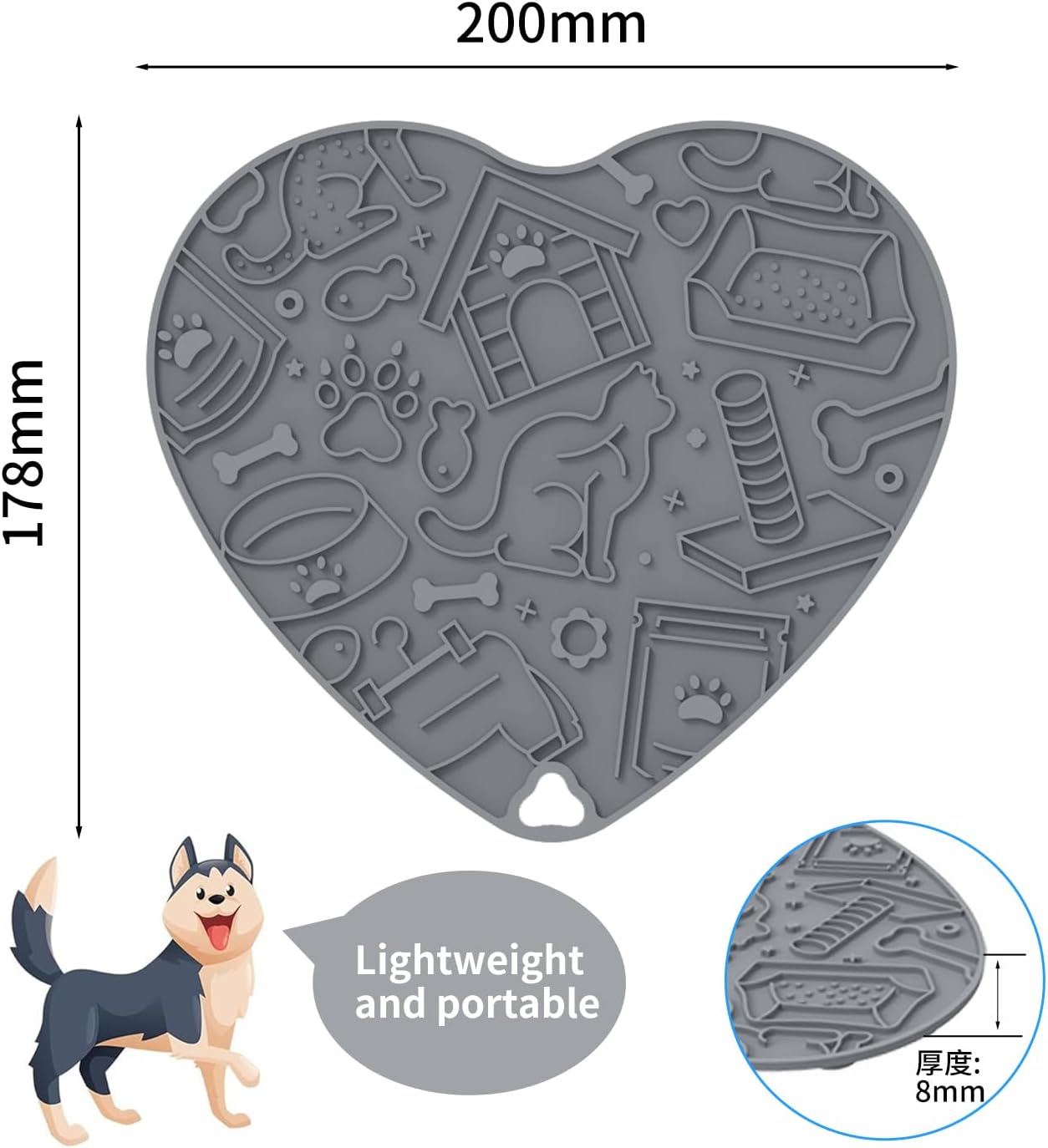 Cat & Dog Slow Feeder Puzzle Toy — Interactive Cat Puzzle Feeder Bowl, Dog Puzzle Feeder, Dog Lick Mat, Mental Stimulation Toy for Indoor Cats & Dogs, Anti-Gulp, Fun & Durable Heart Shape(Pink)
