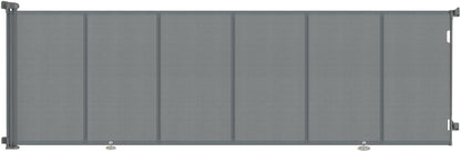 160 Inch Retractable Baby Gates Extra Wide, 42 Inch Extra Tall Retractable Gate, 13 FT Reinforced Retractable Dog Gate with Reinforcement Rod to Prevent Crawling Through, for Doorways, Stairs, Hallway